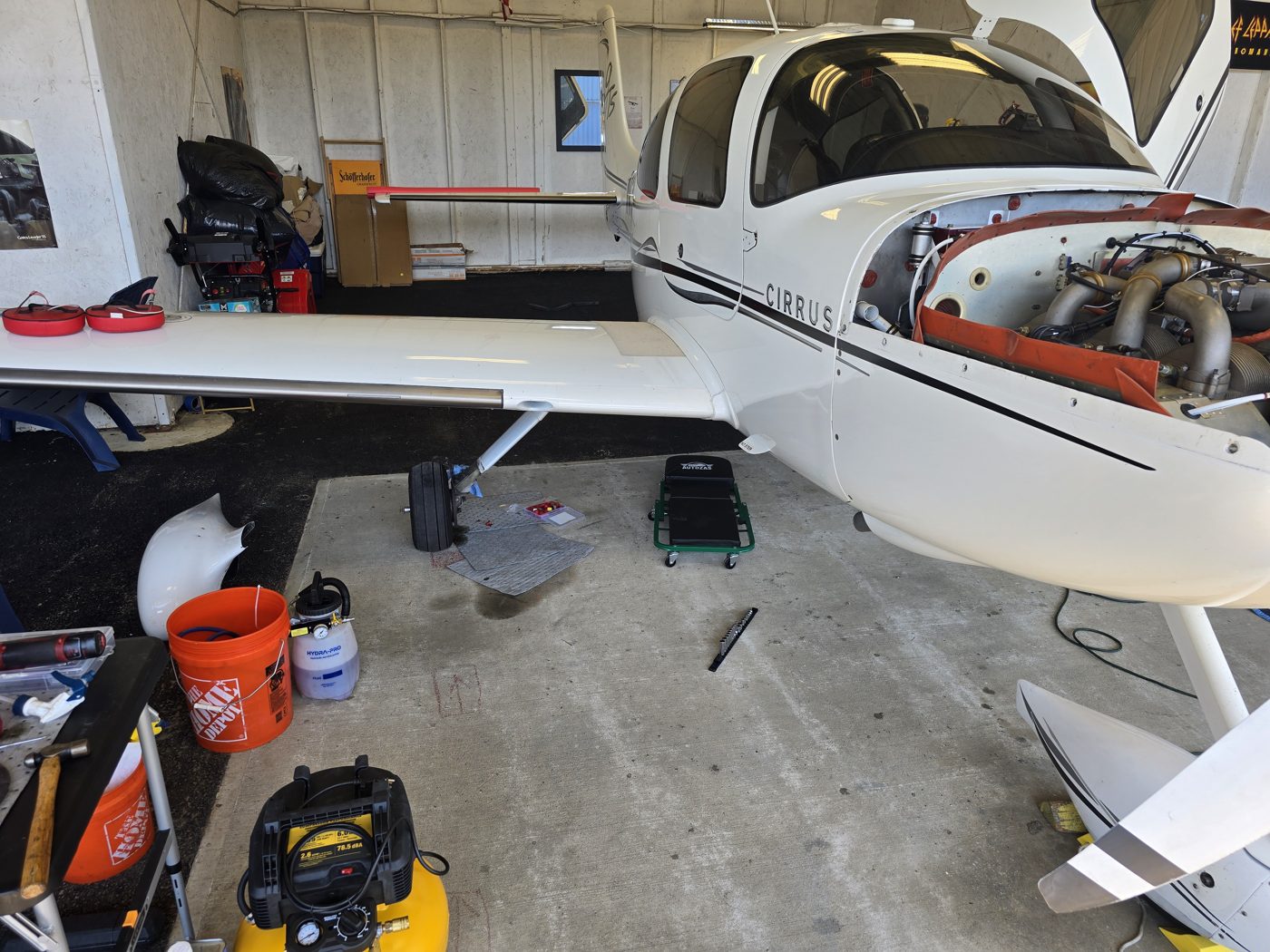 Cirrus SR22 in the Owner's Hangar